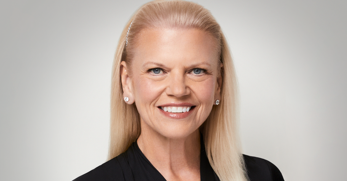A headshot of Ginni Rometty